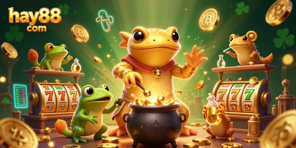 Spin and win with golden coins and jackpot elements at hay88 com casino!